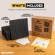 thumbnail image 3 of Tablero de fieltro WallHero 150 cm × 91 cm, negro (juego de 15 piezas), 3 of 6