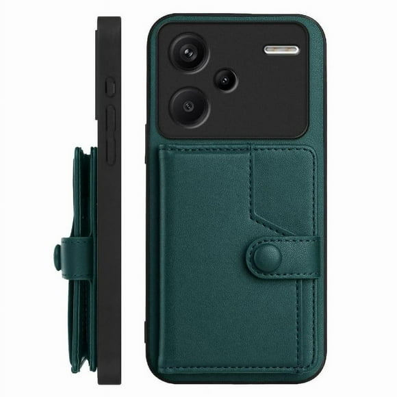 FOXDOCK Funda para Xiaomi Redmi Note 13PRO Plus con Bloqueo RFID - Diseño Elegante con Cierre de Botón