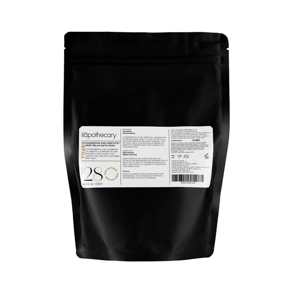 Baño De Magnesio Y Amatista Ilapothecary 400g Sin Gluten