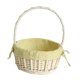 thumbnail image 5 of Cesta Tejida De Mimbre Cesta De Arreglo Floral Premium Natural Para Boda Amarillo, 5 of 5