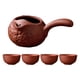 thumbnail image 3 of Tetera De Cerámica Con Juego De Tazas Duradera Con Asa Lateral Para La Cocina Del Hogar Del Hotel Rojo Con Palabra, 3 of 5