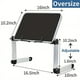 thumbnail image 2 of Book Stand For Reading,360° Rotate Adjustable Book Holder, Cookbook Stands With Page Paper Clips Ergonomic Multi Heights Angles For Books Laptop Textbook Recipe Document, 2 of 4