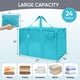 thumbnail image 5 of Bolsa de almacenamiento TICONN 6 unidades Aqua 69 x 36 x 38 cm de alta resistencia, 5 of 9