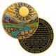 thumbnail image 1 of Moneda de Sobriedad AA GOSIN Oro y Negro Aniversario, 1 of 8