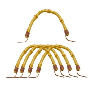 Genérico - 5 Asas De Tetera Para Ceremonia Del Té, Tetera De Cerámica, Mango De Madera, 20Cm