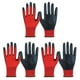 thumbnail image 1 of 3 pares de guantes de trabajo de seguridad, guantes de jardinería, guantes protectores transpirables de goma., 1 of 5