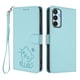 thumbnail image 1 of Carcasa Billetera de Cuero Sintético para Samsung Galaxy M15 5G, Verde Claro, 1 of 6