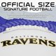 thumbnail image 4 of Autógrafo de Football Franklin Sports NFL Baltimore Ravens, 4 of 8