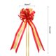 thumbnail image 2 of Uxcell 10 piezas de lazo grande de 7" para envolver regalos de coche, cinta para lazos de boda, Navidad, rojo/blanco amarillo, rojo, 2 of 6