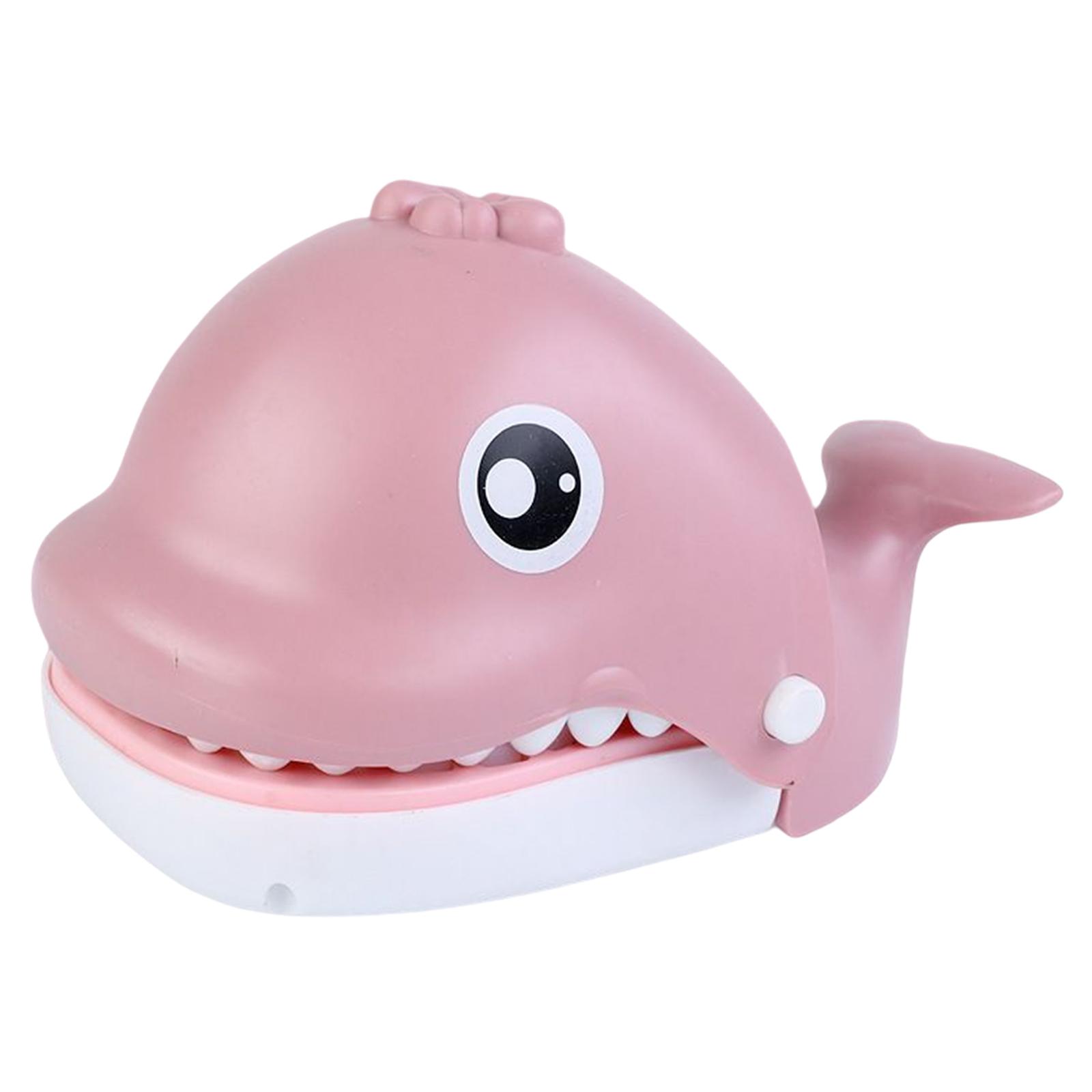 Magideal - Ballena Morder Broma Juguetes Novedad Mordaza Juguete Interactivo Regalos Creativos Juguetes Clásicos De Prejardín De Infantes Rosa