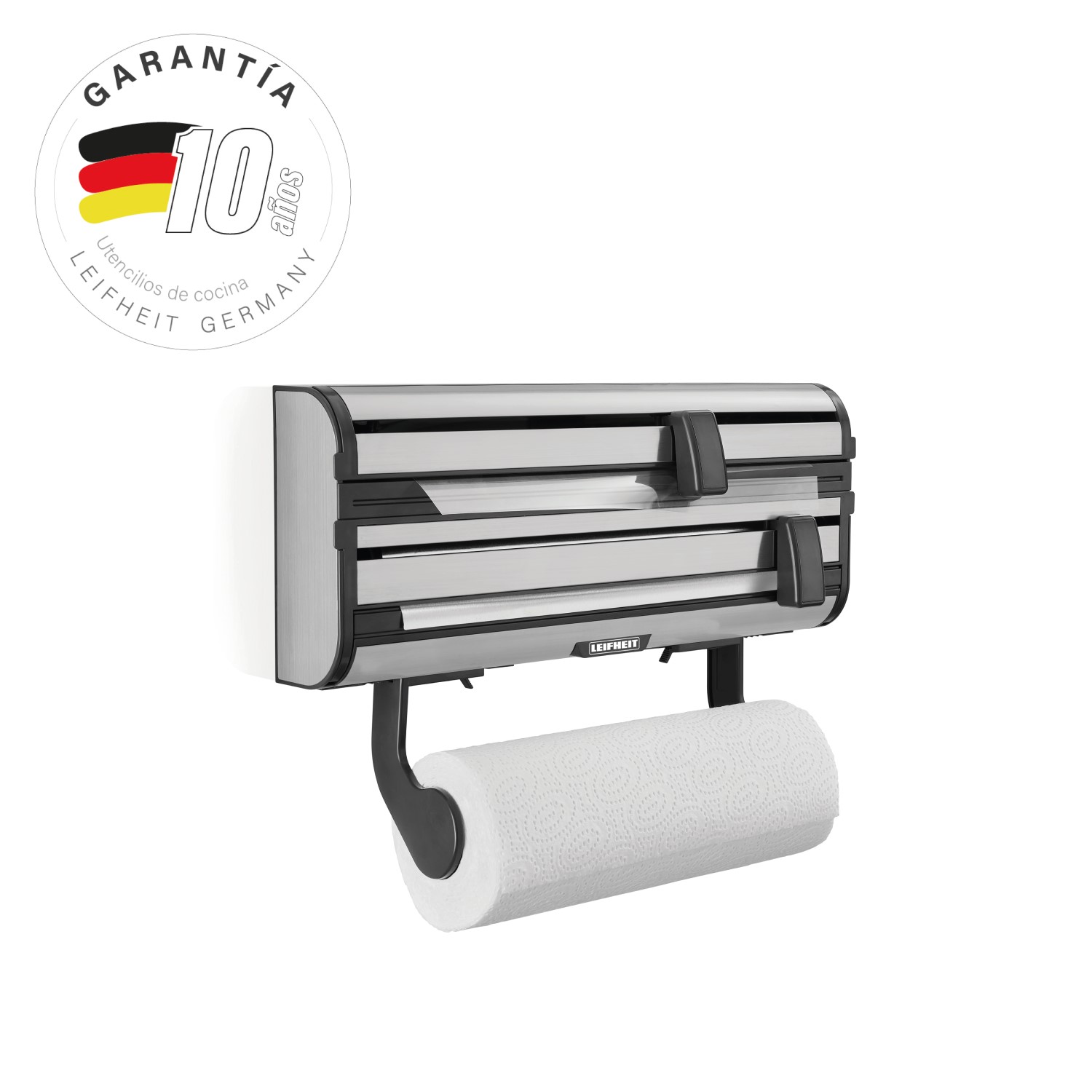 Leifheit - Portarrollos De Pared Inox