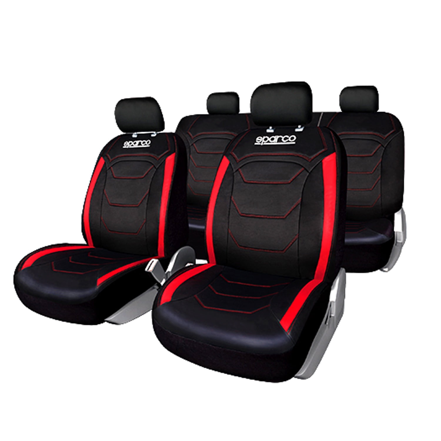 Fundas Cubreasiento Sparco Universal Rojo Poliester 406- Sp