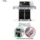 thumbnail image 2 of Kit de encendido de repuesto para Weber Genesis E/S-330 GRISUN, 2 of 6