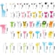 thumbnail image 3 of 66 piezas de palillos de frutas con forma de animal, mini palillos de frutas, palillos de dientes con forma de elefante y Mickey, palillos de frutas pequeños para niños, fiestas, loncheras, sándwiches, 3 of 7