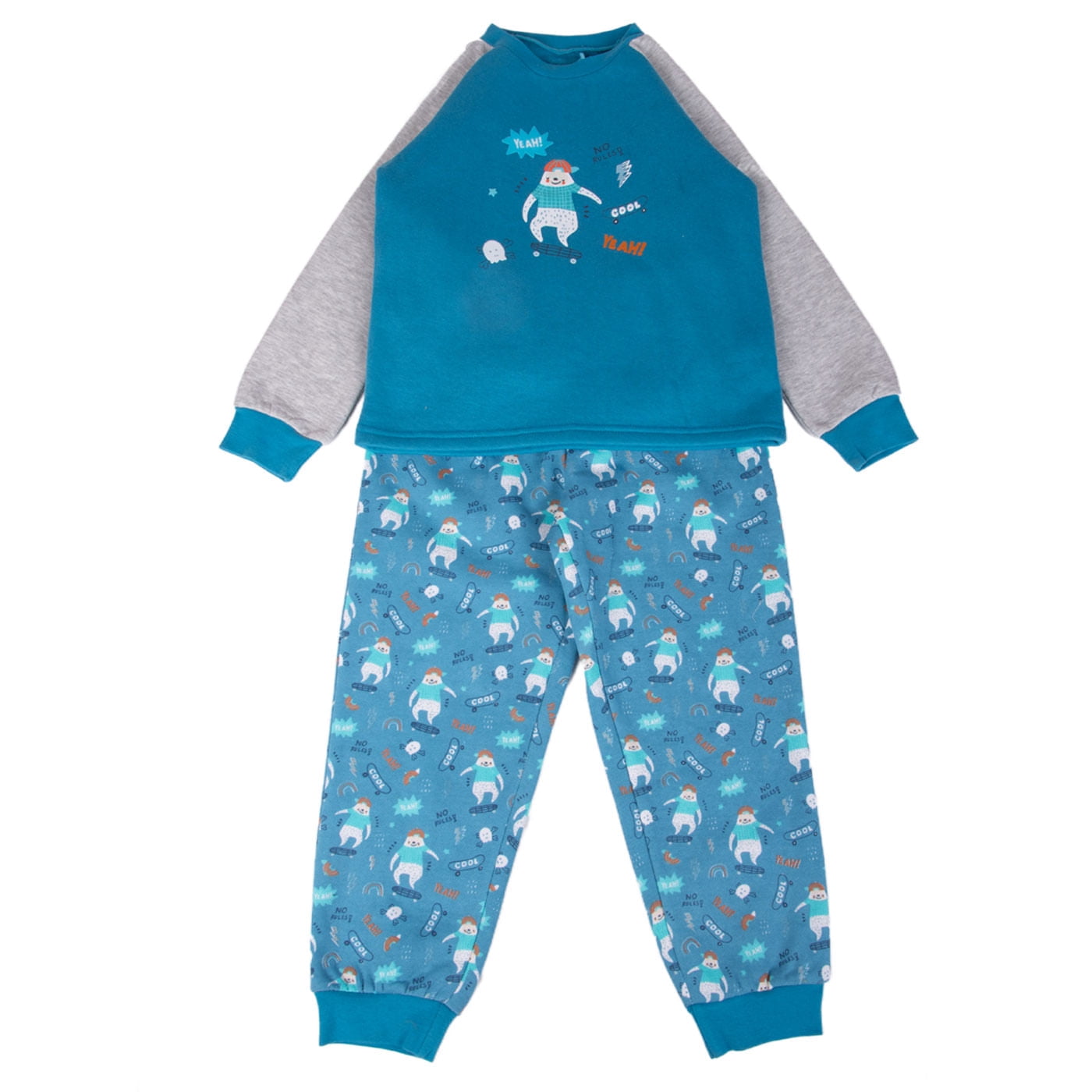 Pijama Niño Petroleo Pillin