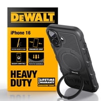 Funda De Teléfono Dewalt Con Anillo Magnético Giratorio 360° Para Iphone 16