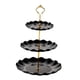thumbnail image 2 of Soporte De Pastel De 3 Niveles Bandeja Para Servir Cosméticos Restaurante Cupcakes Plato De Exhibición Negro, 2 of 3