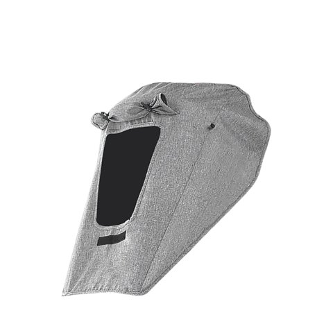 Magideal - Parasol Para Cochecito, Protección Solar Impermeable, Cubierta Parasol Con Ventana De Visualización Para Cochecito De Paisaje Alto , Gris