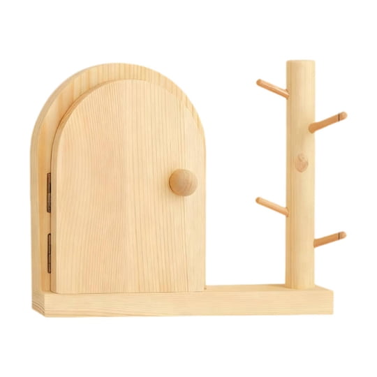 Gazechimp - Marco Decorativo Para Enchufe De Pared, Bonita Cubierta Protectora De Madera Para Interruptor, Color Beige