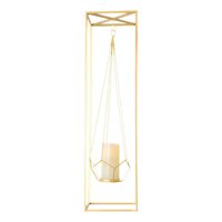 Genérico - Portavelas Decorativo Candelabro Pentágono Geométrico Jhn