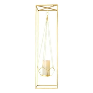Genérico - Portavelas Decorativo Candelabro Pentágono Geométrico Jhn