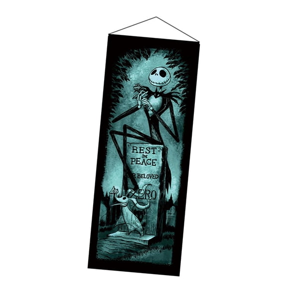 Póster De Halloween Para Colgar En La Pared, Ilustraciones Impresas Para Festivales, Interiores Y Exteriores, Estilo B