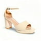 thumbnail image 1 of Sandalia Taco Beige Vía Franca, 1 of 5