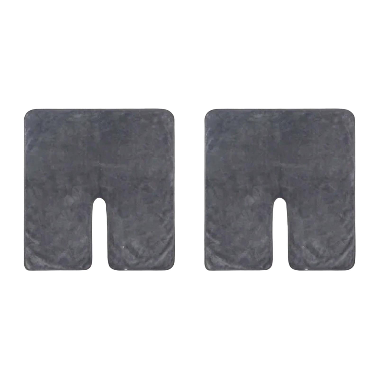 Magideal - 2 Toallas Faciales Para Esteticistas, Envoltura Para El Cuello De Salón, Envolturas Faciales Profesionales Suaves Y Portátiles, Toallas De Spa Para El Gris