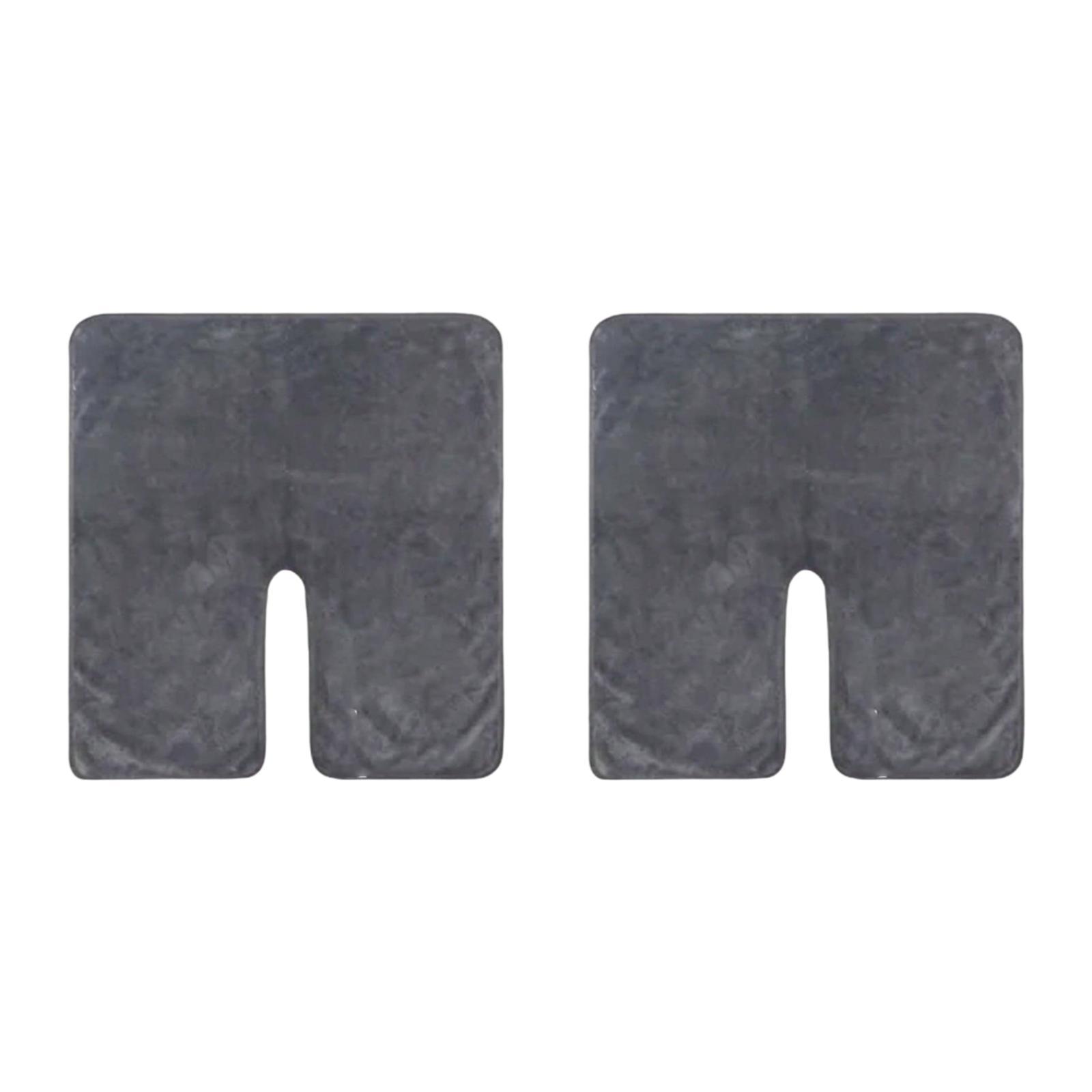 Magideal - 2 Toallas Faciales Para Esteticistas, Envoltura Para El Cuello De Salón, Envolturas Faciales Profesionales Suaves Y Portátiles, Toallas De Spa Para El Gris