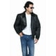 thumbnail image 3 of Chaqueta Cuero Sharo Marrón Oscuro, 3 of 7