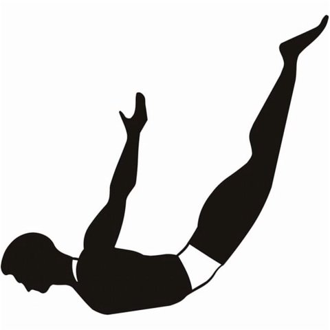 Rienda Libre Graphics - Decomural Diving Trick Swimming Ws-18685