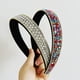 thumbnail image 5 of 2 piezas Diademas de diamantes de imitación para mujeres Diadema plateada de arcoíris Colo Cristal Diademas con joyas Cacampanao Accesorios para mujeres Niñas, 5 of 7