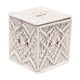 thumbnail image 3 of Cubierta De Caja De Pa?uelos Soporte De Pa?uelos De Macramé Decoración Blanca Para Sala De Estar, 3 of 5