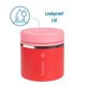 thumbnail image 3 of ThermoFlask para tarro de comida, 20 onzas, paquete de 2 unidades, aislante, color verde frambuesa, 3 of 6