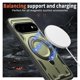 thumbnail image 2 of Para Google Pixel 11 / Pixel 11 Pro Funda con Soporte de Anillo en O Magnético Invisible, Funda de Teléfono a Prueba de Golpes, Verde, 2 of 6