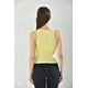 thumbnail image 3 of Polera Musculosa Mujer Amarillo Claro Sin Mangas Talla S, 3 of 3