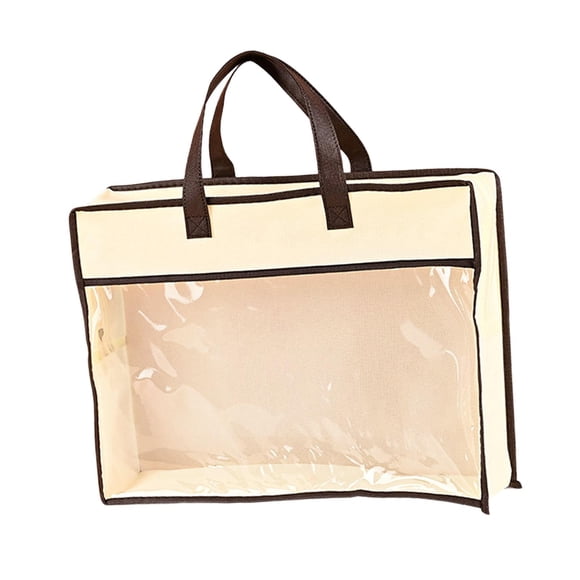 Bolsa De Almacenamiento De Textiles Para El Hogar, Transparente Y Práctica, Funda Para Bolso, Para Batas, Guantes Y Almohadas, 65 X 45 X 15 Cm