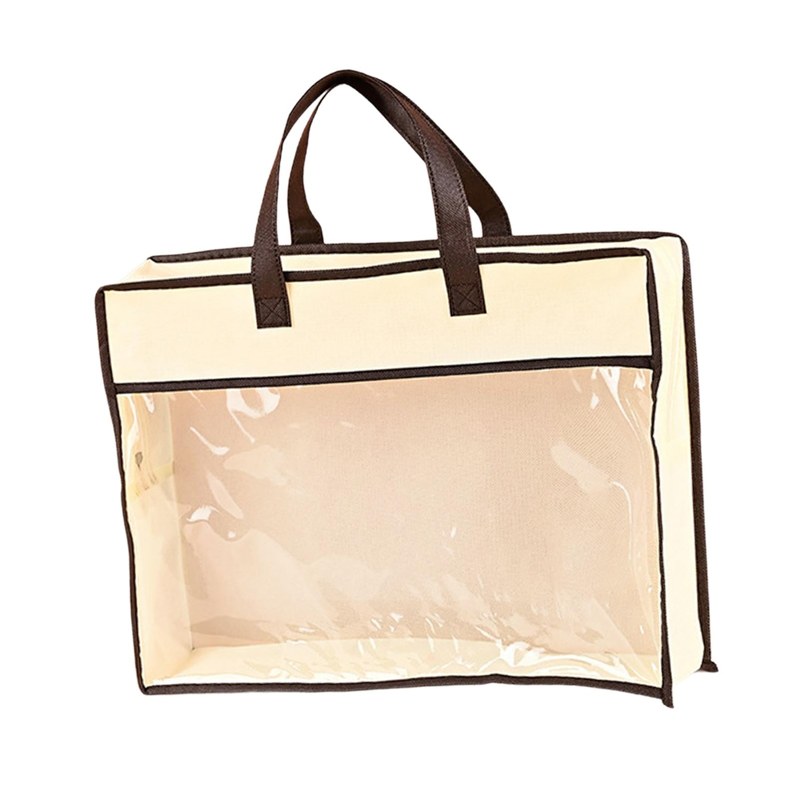 Bothyi - Bolsa De Almacenamiento De Textiles Para El Hogar, Transparente Y Práctica, Funda Para Bolso, Para Batas, Guantes Y Almohadas, 65 X 45 X 15 Cm