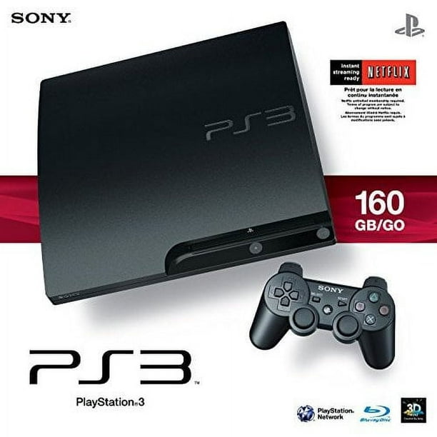 Sony PlayStation 3 Slim Console store in Black 160 GB