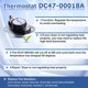 thumbnail image 2 of Kit de fusibles térmicos para secadora Azdele DC47-00016A con DC96-00887A, 2 of 8