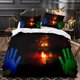 thumbnail image 1 of Poppy Playtime Huggy Wuggy Bedding Set Duvet Cover Pillow Case 3-Piece Bedding Set (1 Duvet Cover + 2 Pillow Shams), 1 of 5