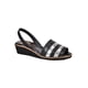 thumbnail image 3 of Sandalia Cuero Charmiane Negro Plata, 3 of 5