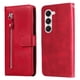 thumbnail image 1 of Funda con Cremallera para Tecno Spark 40 Pro, Carcasa Cartera de Cuero PU con Soporte y Tarjetero, 1 of 5