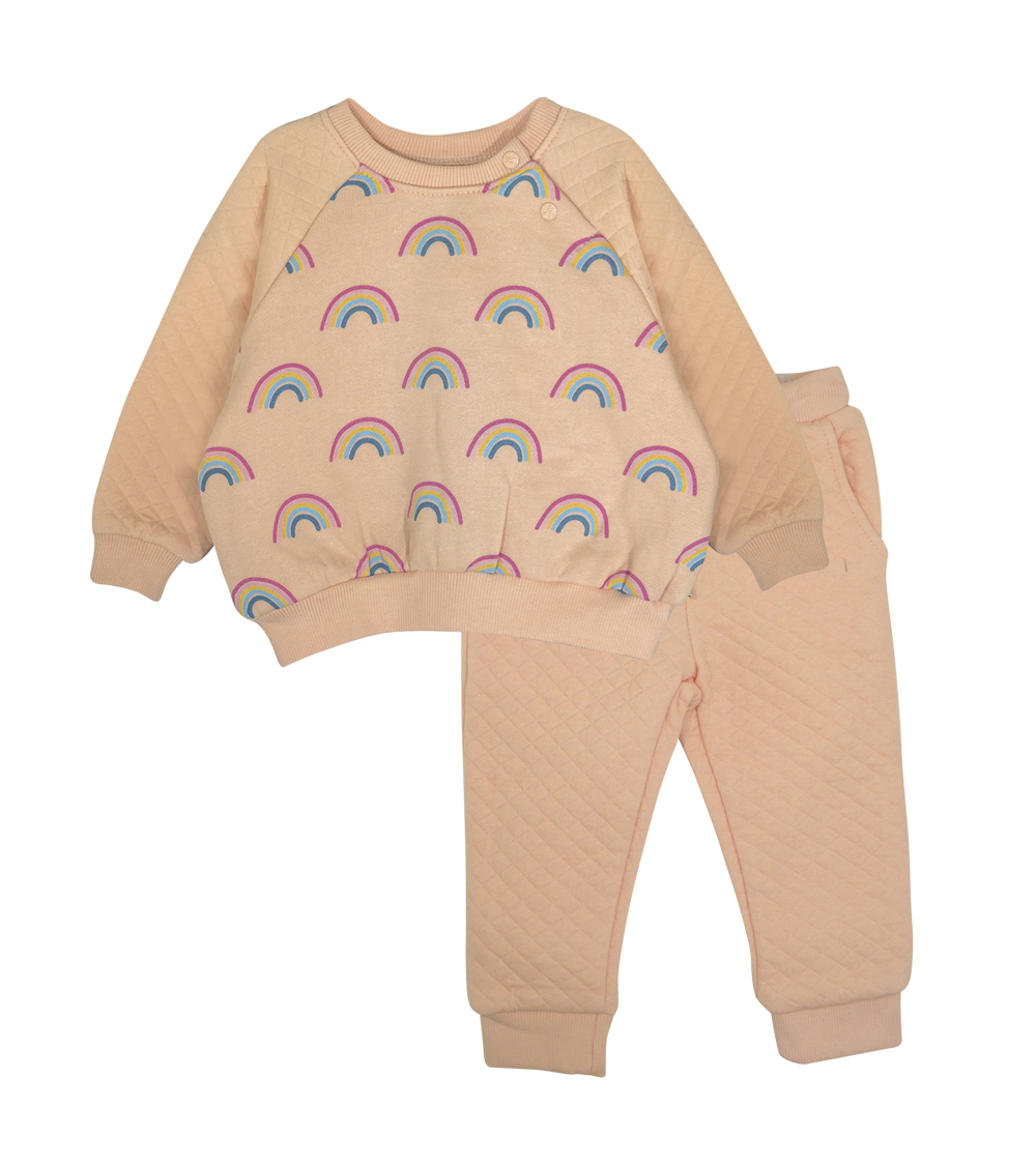 Pumucki - Buzo Estampado Arcoiris Talla 12-18 Meses