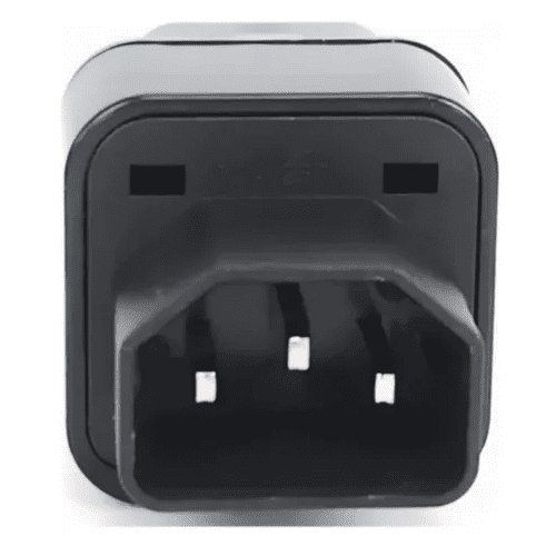Genérico - Adaptador Ups C14 A C13 Au Us Uk Eu Chile Enchufe Negro
