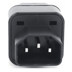 Genérico - Adaptador Ups C14 A C13 Au Us Uk Eu Chile Enchufe Negro