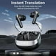 thumbnail image 2 of AARONMEI Auriculares Traductor de Idiomas AI Bluetooth 5.3 Inalámbricos Blanco, 2 of 3