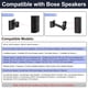 thumbnail image 3 of Soporte De Pared Ajustable Para Altavoz Bose Cube (paquete De 2), 3 of 9
