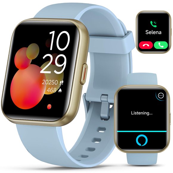 Reloj inteligente Quican con Alexa, monitor de salud, sueño y ciclo menstrual