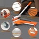 thumbnail image 4 of Cortador de pisos NAACOO, planchas de vinilo laminadas o vinílicas de 13 pulgadas con rueda, 4 of 6